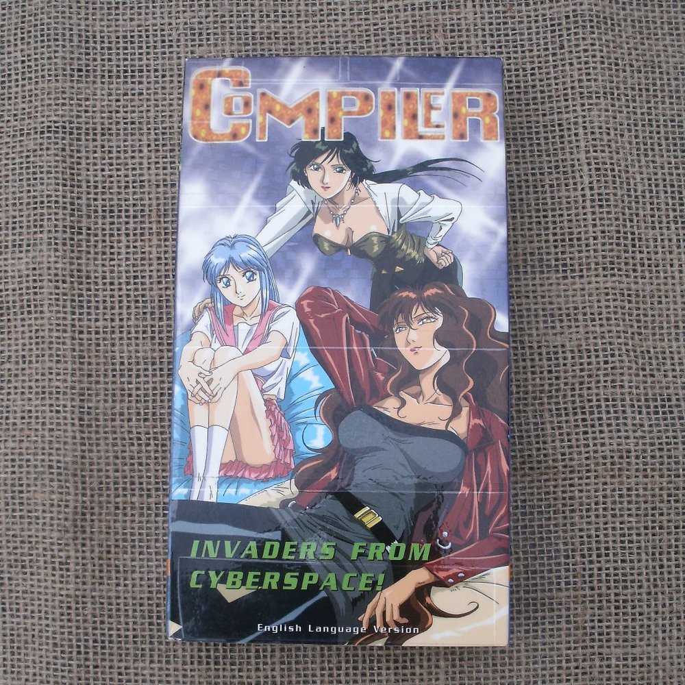 Compiler: Invaders From Cyberspace anime VHS Tape